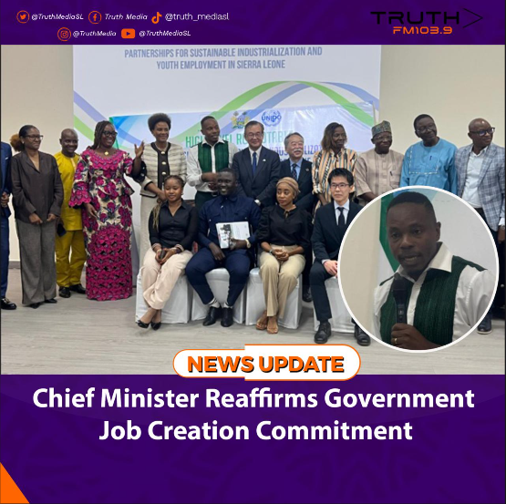 Chief Minister Reaffirms Government Job Creation Commitment