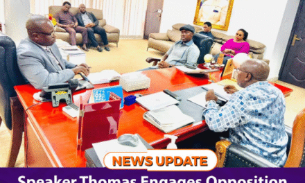 Speaker Thomas Engages Opposition Leaders of Parliament