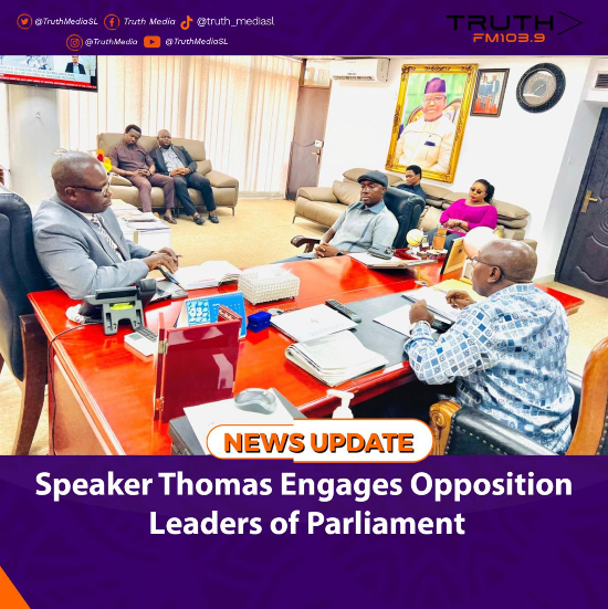 Speaker Thomas Engages Opposition Leaders of Parliament