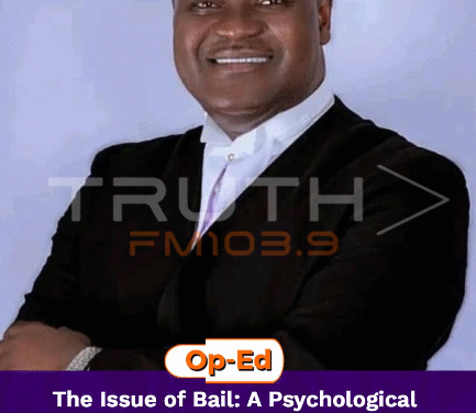 The Issue of Bail: A Psychological Reverse undermining Sierra Leone’s Legal Framework