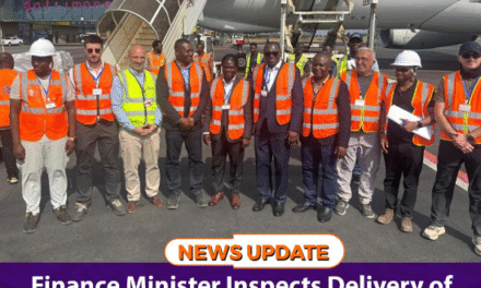 Finance Minister Inspects Delivery of Materials for Landmark Congress Centre Project at Lungi