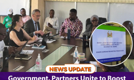 Government, Partners Unite to Boost WASH Services Nationwide