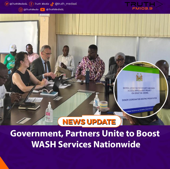 Government, Partners Unite to Boost WASH Services Nationwide