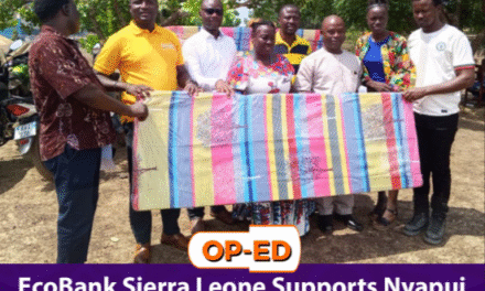 EcoBank Sierra Leone Supports Nyapui School of Excellence With Dormitory Mattresses