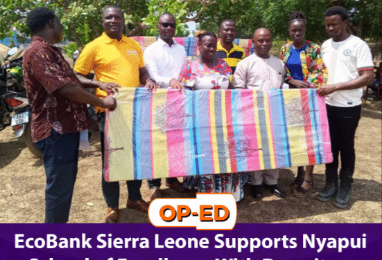 EcoBank Sierra Leone Supports Nyapui School of Excellence With Dormitory Mattresses