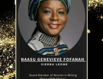 Global Recognition: Naasu Fofanah Appointed to Women in Mining Africa Board