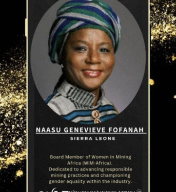 Global Recognition: Naasu Fofanah Appointed to Women in Mining Africa Board