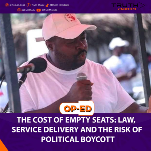 THE COST OF EMPTY SEATS: LAW, SERVICE DELIVERY AND THE RISK OF POLITICAL BOYCOTT