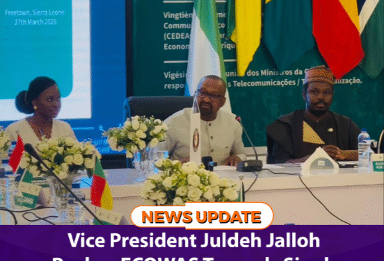 Juldeh Jalloh Pushes ECOWAS Towards Single Digital Market