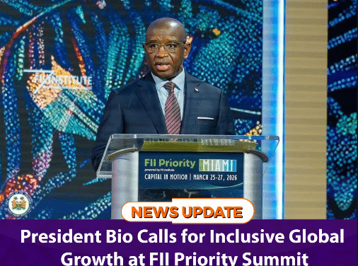 President Bio Calls for Inclusive Global Growth at FII Priority Summit