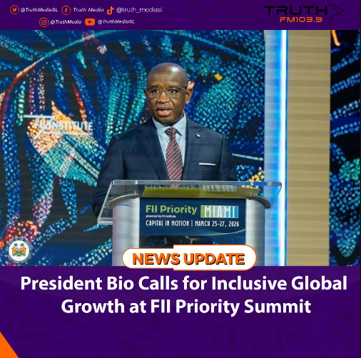 President Bio Calls for Inclusive Global Growth at FII Priority Summit
