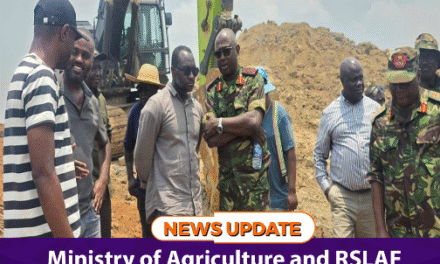 Ministry of Agriculture and RSLAF Deepen Alliance to Scale Rice Production in Tormabum