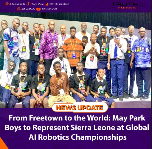 From Freetown to the World: May Park Boys to Represent Sierra Leone at Global AI Robotics Championships