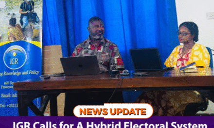 IGR Calls for A Hybrid Electoral System