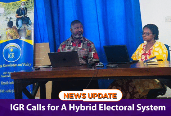 IGR Calls for A Hybrid Electoral System