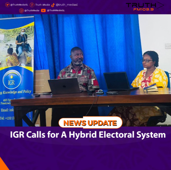 IGR Calls for A Hybrid Electoral System