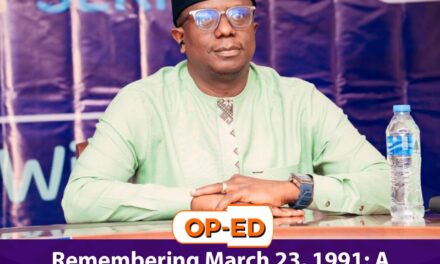 Statement on the Anniversary of March 23rd, 1991 – Sierra Leone Civil Conflict