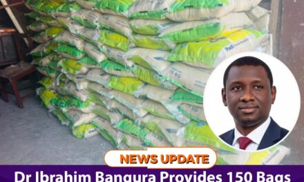 Dr Ibrahim Bangura Provides 150 Bags of Rice for Mosques and Churches in Central Freetown