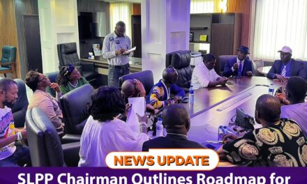 SLPP Chairman Outlines Roadmap for Restoring Functional Governance at FCC