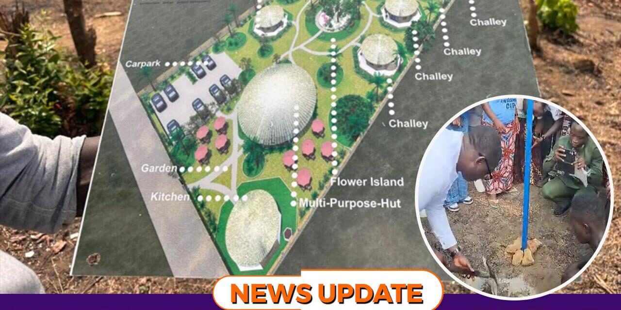 Dr. Ibrahim Bangura Turns Sod for Women’s Village in Pujehun