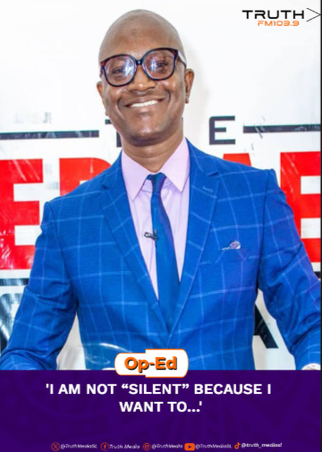 I AM NOT “SILENT” BECAUSE I WANT TO…