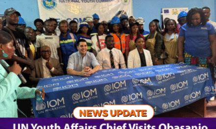 UN Youth Affairs Chief Visits Obasanjo Skills Centre, Commends Sierra Leone’s Drive for Youth Empowerment