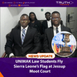 UNIMAK Law Students Fly Sierra Leone’s Flag at Jessup Moot Court