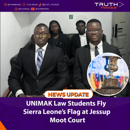 UNIMAK Law Students Fly Sierra Leone’s Flag at Jessup Moot Court