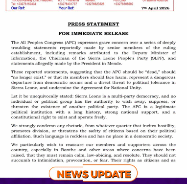 APC Condemns Hostile Rhetoric, Urges Calm Among Supporters