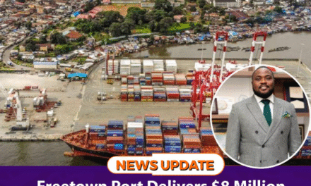 Freetown Port Delivers $8 Million Dividend to Government, Signals Growth in Maritime Sector