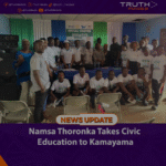 Namsa Thoronka Takes Civic Education to Kamayama