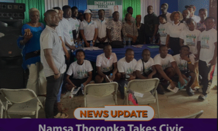 Namsa Thoronka Takes Civic Education to Kamayama