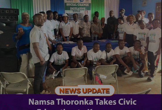 Namsa Thoronka Takes Civic Education to Kamayama