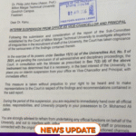 MMTU Vice-Chancellor Suspended Over Recruitment Irregularities