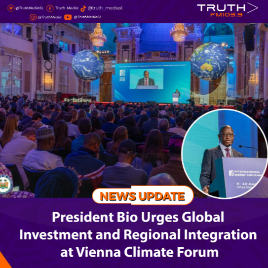 President Bio Urges Global Investment and Regional Integration at Vienna Climate Forum