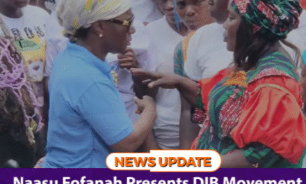 Naasu Fofanah Presents DIB Movement to Female Farmers in Pujehun