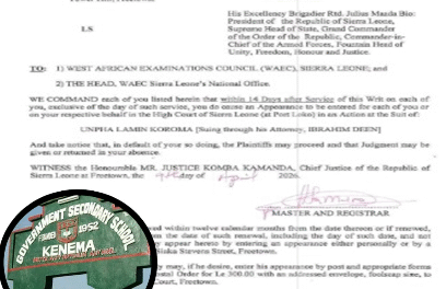 KOSA Takes WAEC to Court Over Cancellation of Top Student’s WASSCE Result