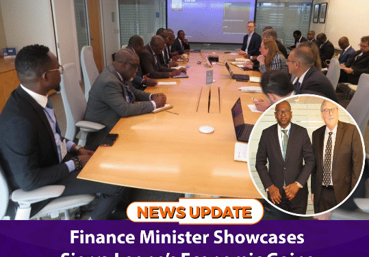Finance Minister Showcases Sierra Leone’s Economic Gains at IMF/World Bank Spring Meetings