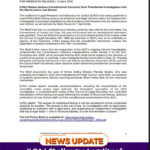 ILRAJ Challenges Legality of Presidential Probe into Sierra Leone Law School