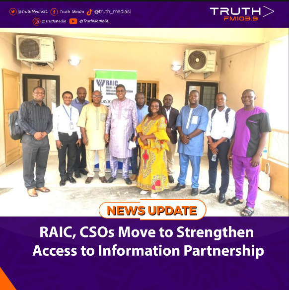 RAIC, CSOs Move to Strengthen Access to Information Partnership