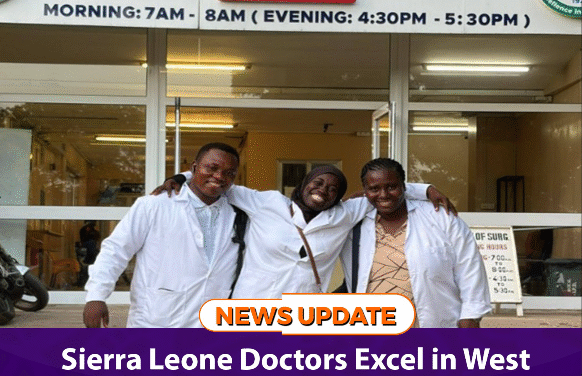 Sierra Leone Doctors Excel in West African College of Surgeons Examinations