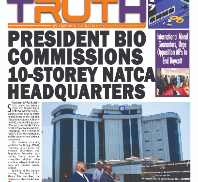 President Bio Commissions 10-Storey NatCA Headquarters