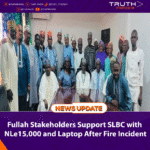 Fullah Stakeholders Support SLBC with NLe15,000 and Laptop After Fire Incident