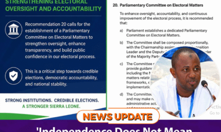 Independence Does Not Mean Absence of Accountability