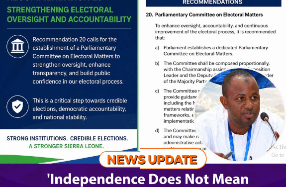 Independence Does Not Mean Absence of Accountability