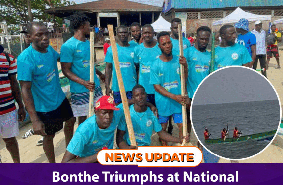 Bonthe Triumphs at National Canoe Championship