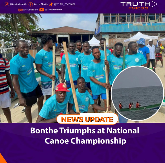 Bonthe Triumphs at National Canoe Championship