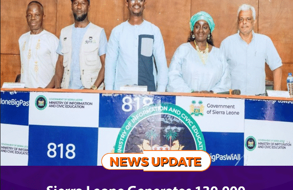 Sierra Leone Generates 130,000 Tons of Plastic Waste Annually