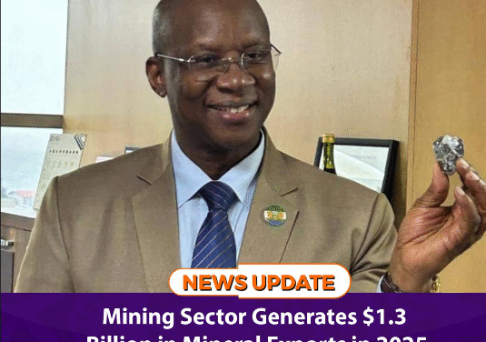 Mining Sector Generates $1.3 Billion in Mineral Exports in 2025