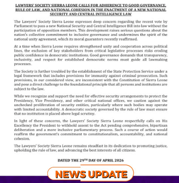 Lawyers’ Society Warns Against Governance Risks in New Security Law
